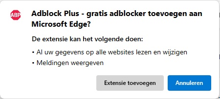 Adblock Plus toevoegen aan Microsoft Edge Adblock Plus toevoegen aan Microsoft Edge