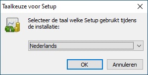 Taalkeuze voor Setup Taalkeuze voor Setup