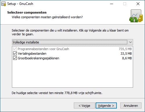 Selecteer componenten Selecteer componenten