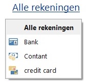 Alle rekeningen Alle rekeningen