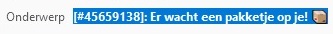 Onderwerp een